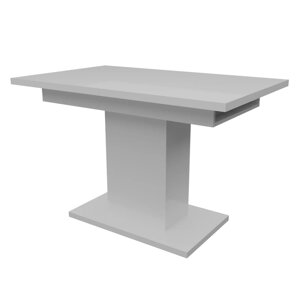 Обідній розсувний стіл ТВІСТ МДФ Neman, колір білий глянець