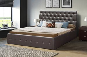 Ліжко двоспальне м'яке з підйомним механізмом Колізей, Мікс меблі