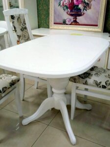 Стіл для маленької кухні Еміль Fusion Furniture, колір білий