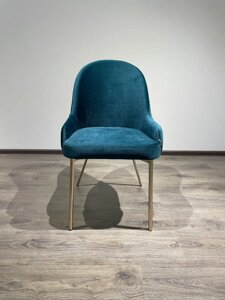 Обідній стілець СІДНЕЙ Tes Mobili, колір зелений/ніжки золоті