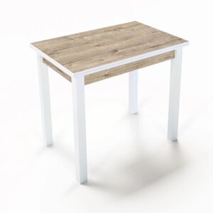Стіл розкладний для маленької кухні Ажур Fusion Furniture, колір білий /Дуб шервуд