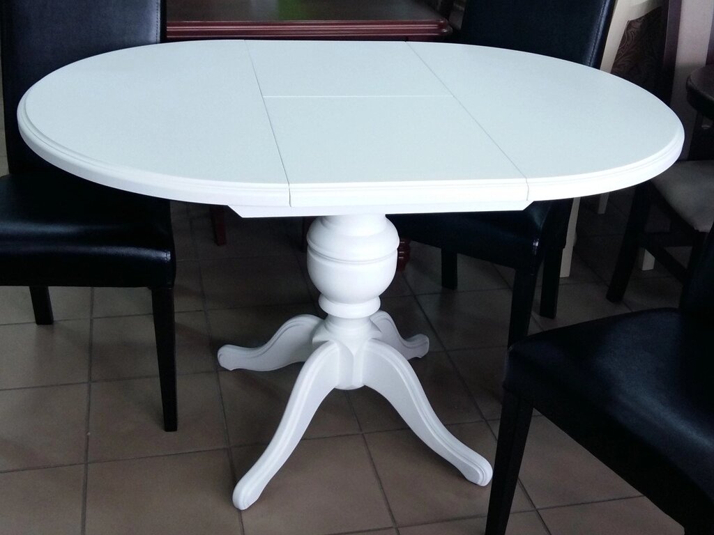 Стіл обідній круглий Анжеліка Fusion Furniture, колір білий - переваги