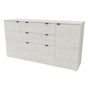 Комод СИМПЛ КС-1500(3+2). Neman Дуб Крафт білий