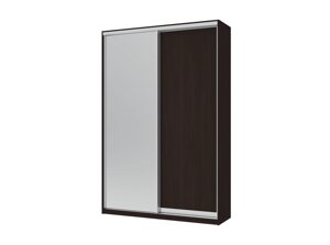 Шафа купе Сіті Лайт Doros Венге 1 ДСП / 1 Дзеркало 150х45х225 (240088)