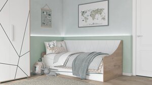 Спальня дитяча Тоні, Світ меблів, дуб артизан/німфея альба, шовкографія