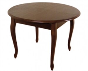 Стіл обідній розкладний круглий Ліон Fusion Furniture, колір горіх, венге