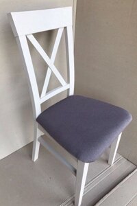 Стілець кухонний дерев'яний Варшава Fusion Furniture, колір білий