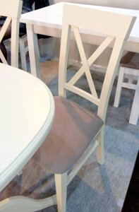Стілець кухонний дерев'яний Варшава Fusion Furniture, колір ваніль