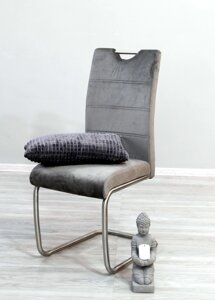 Стілець в сучасному стилі для дому та офісу MONTREAL Y-581 light grey Evrodim, колір сірий