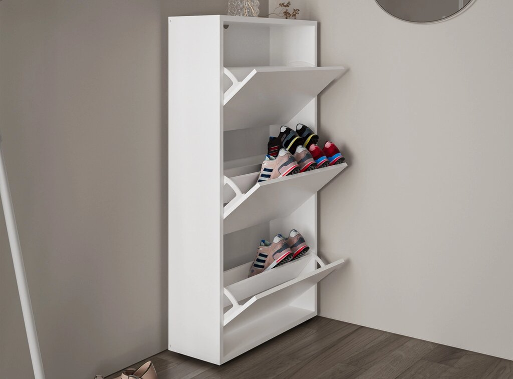 Тумба під взуття Teo TO3 Accord, колір білий від компанії Інтернет каталог меблів - Меблі Всім - фото 1
