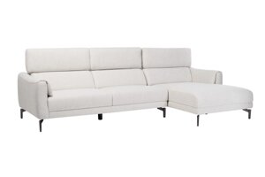 Кутовий диван "Леонардо" Vetro, колір бежевий льон (R)