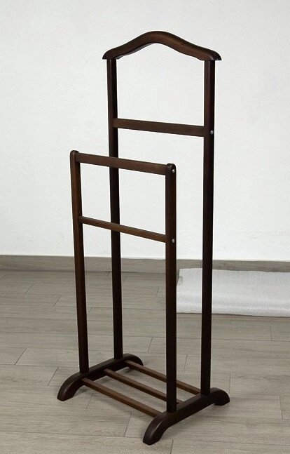 Вішак для одягу (плечики) напольний RoomerIn, колір темний горіх від компанії Інтернет каталог меблів - Меблі Всім - фото 1