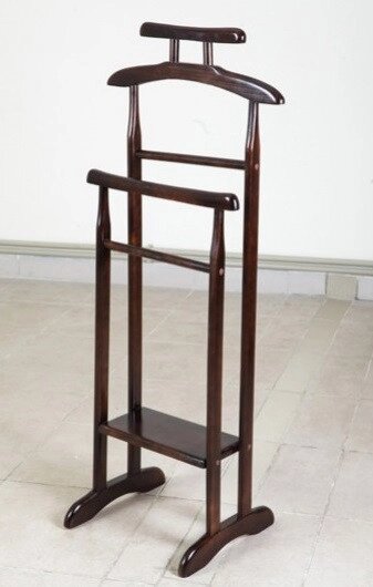 Вішалка підлогова дерев'яна Альфа Мікс меблі, колір темний горіх від компанії Інтернет каталог меблів - Меблі Всім - фото 1