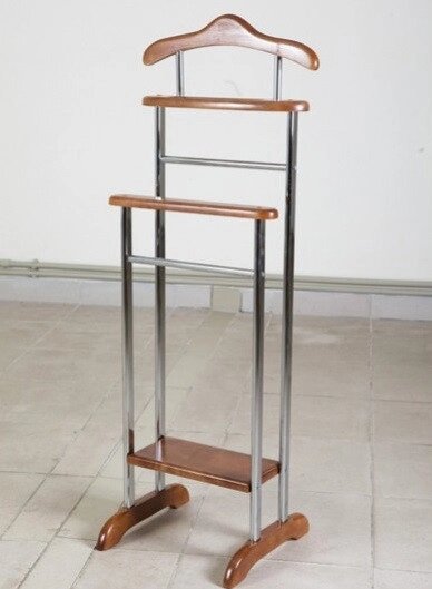 Вішалка підлогова дерев'яна Металік Мікс меблі, колір світлий горіх від компанії Інтернет каталог меблів - Меблі Всім - фото 1