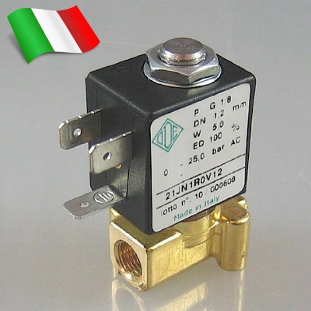 Електромагнітний клапан для води 21JN1R0V23 (ODE, Італія), G1 / 8 від компанії ТОВ "АРМАКІПСЕРВІС" - фото 1