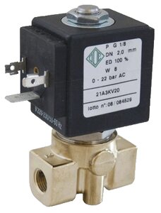 Електромагнітний клапан для води 21A2KV45 (ODE, Італія), G1 / 4