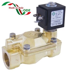 Електромагнітний клапан для повітря 21W4KB250 (ODE, Італія), G1