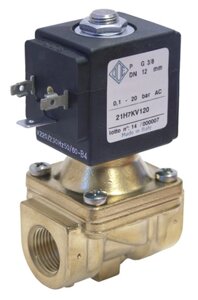 Електромагнітний клапан для пара 21H8KE120 (ODE, Італія), G1/2