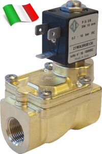 Електромагнітний клапан для повітря 21WA3R0B130 (ODE, Італія), G3/8