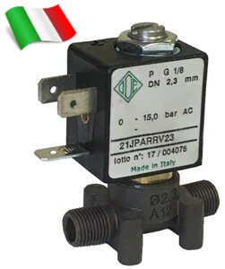 Електромагнітний клапан для води 21JPARRV23 (ODE, Італія), G1 / 8