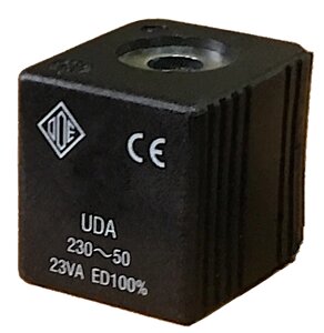 Електромагнітні котушки UDA, UDV компанії ODE (Італія), 12 W, 36 мм x Ø13