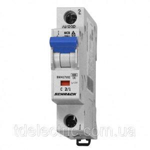 Автоматичний вимикач BM4 1p C 2А (4,5 kA)