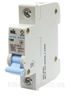 Автоматичний вимикач NIK ВА-1Р-B16 16А 4,5 кА х-ка B від компанії Торговий Дім «ЕЛЕКТРИК» - фото 1