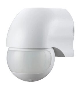 Датчик руху інфрачервоний e. sensor. pir. 12. white (білий), 180°IP44