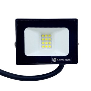 LED прожектор 10Вт SMD5730, холодний білий 6500К, 900 Лм