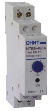 Реле часу (затримка на відключення) NTE8-10A 0,1-10с 1NO 230V - розпродаж