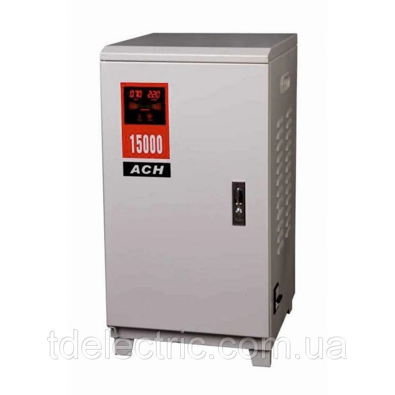 Стабілізатор напруги АСН-15000 електронна 4 розетки 15 кВА - вартість
