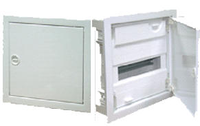 Корпус модульний пластик з металевими дверцятами KMPV, IP30