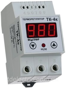 Регулятор температури ТК-4к (одноканальний, без датчика ТХА) DIN