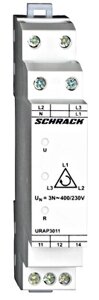 Реле контролю фаз 400 / 230В AC, 1ПК, 5A Schrack