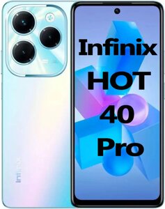 Infinix HOT 40 Pro 12/256GB (X6837) Palm Blue Гарантія 1 Рік