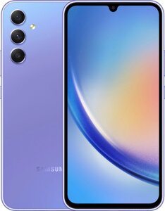 Samsung Galaxy A34 5G 6/128GB Light Violet (SM-A346Е) UCRF Офіц. Гарантія 1 рік