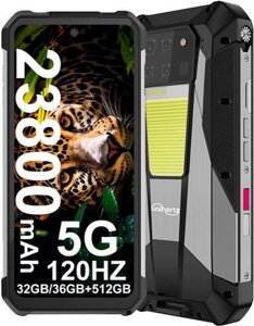 Unihertz 8849 TANK 3 PRO 16/512GB Night Vision + Проектор + Прожектор Black Гарантія 1 Рік