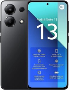 Xiaomi Redmi Note 13 4G 6/128GB Midnight Black Global Version Гарантія 1 рік