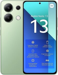 Xiaomi Redmi Note 13 4G 6/128GB Mint Green Global Version Гарантія 1 рік