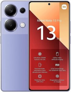 Xiaomi Redmi Note 13 Pro 4G 8/256GB Lavender Purple Global Version Гарантія 1 рік