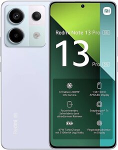 Xiaomi Redmi Note 13 Pro 5G 12/512GB Aurora Purple Гарантія 1 рік