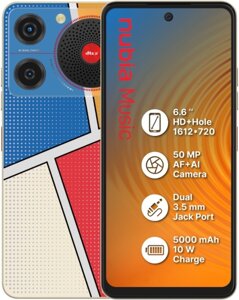 ZTE Nubia Music 4/128GB NFC Pop Art Гарантія 1 рік