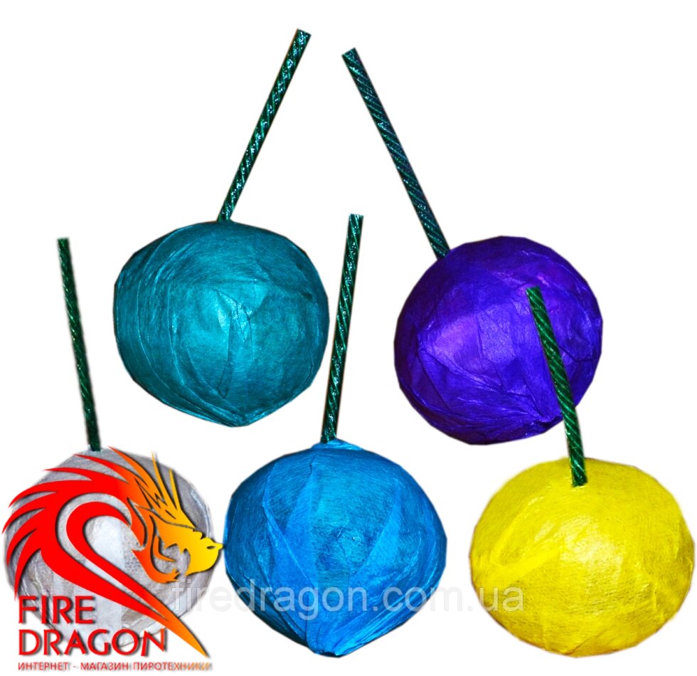ДИМАРІКІ в упаковці 6 штук, колір: синій, фіолетовий, зелений, жовтий, білий від компанії Інтернет-магазин піротехнічних виробів "Fire Dragon" - фото 1