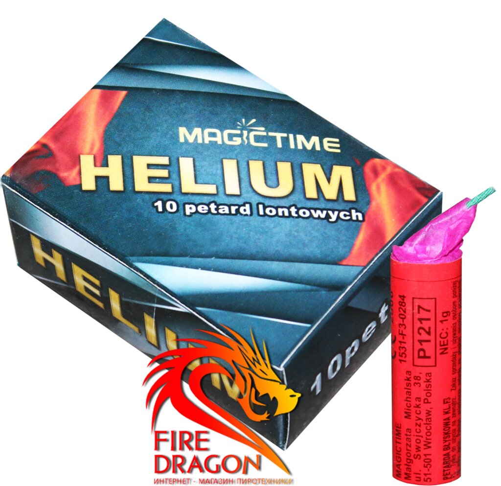 Петарди Helium Р1217! Magictime 10 штук в уп. від компанії Інтернет-магазин піротехнічних виробів "Fire Dragon" - фото 1