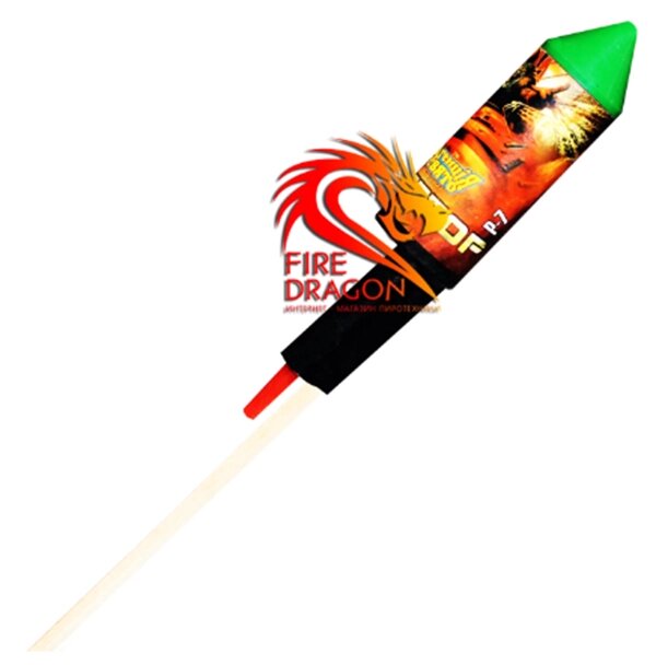 Ракета Метеор Р-7-30, калібр: 30 мм від компанії Інтернет-магазин піротехнічних виробів "Fire Dragon" - фото 1