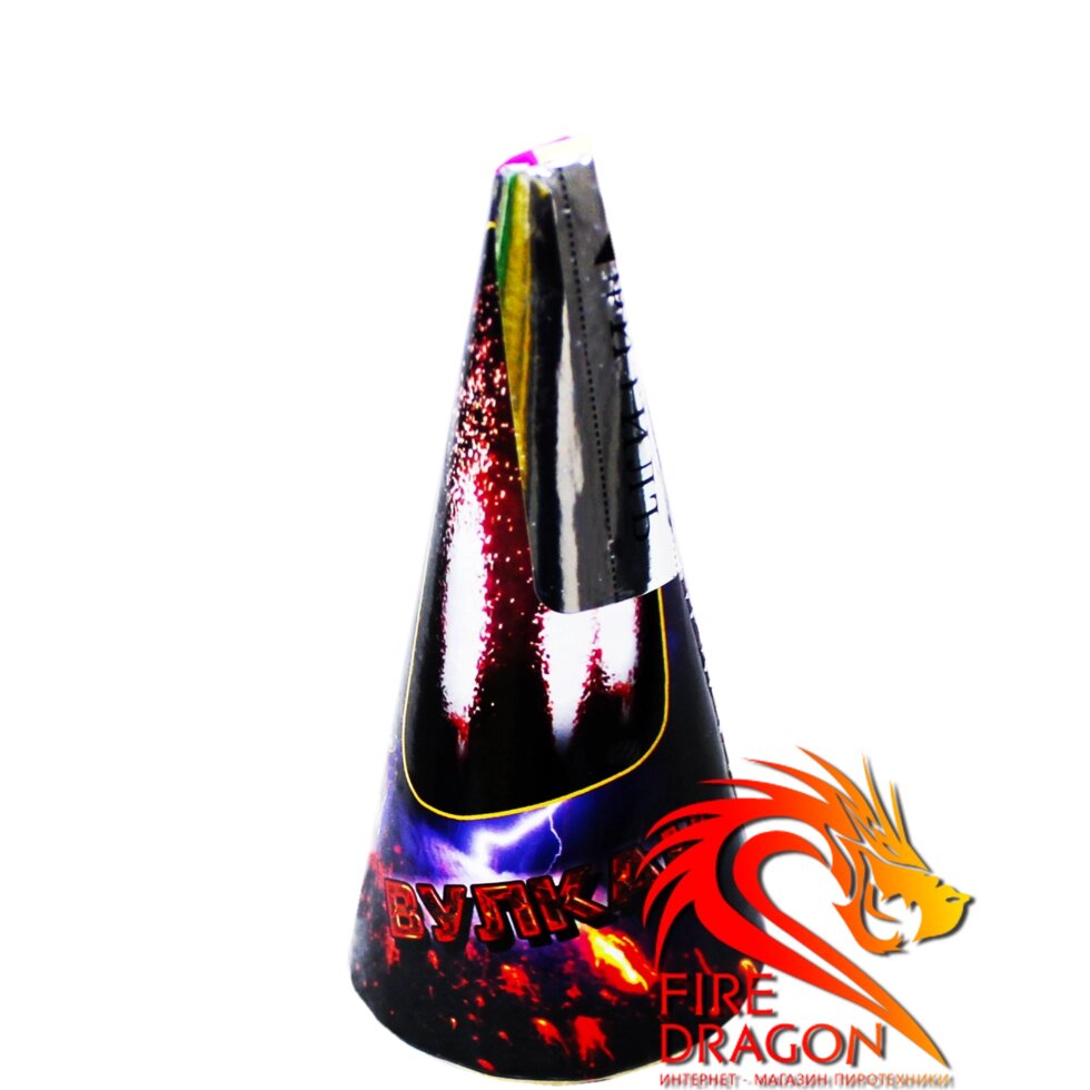 Вулкан VK-4, высота искр: до 6 м, время: 25 с, эффект: мощный поток цветных искр від компанії Інтернет-магазин піротехнічних виробів "Fire Dragon" - фото 1