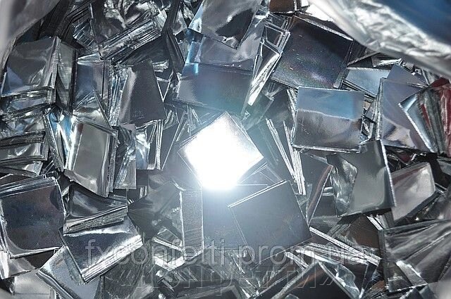 Квадрати срібні від компанії «Конфетті» - фото 1
