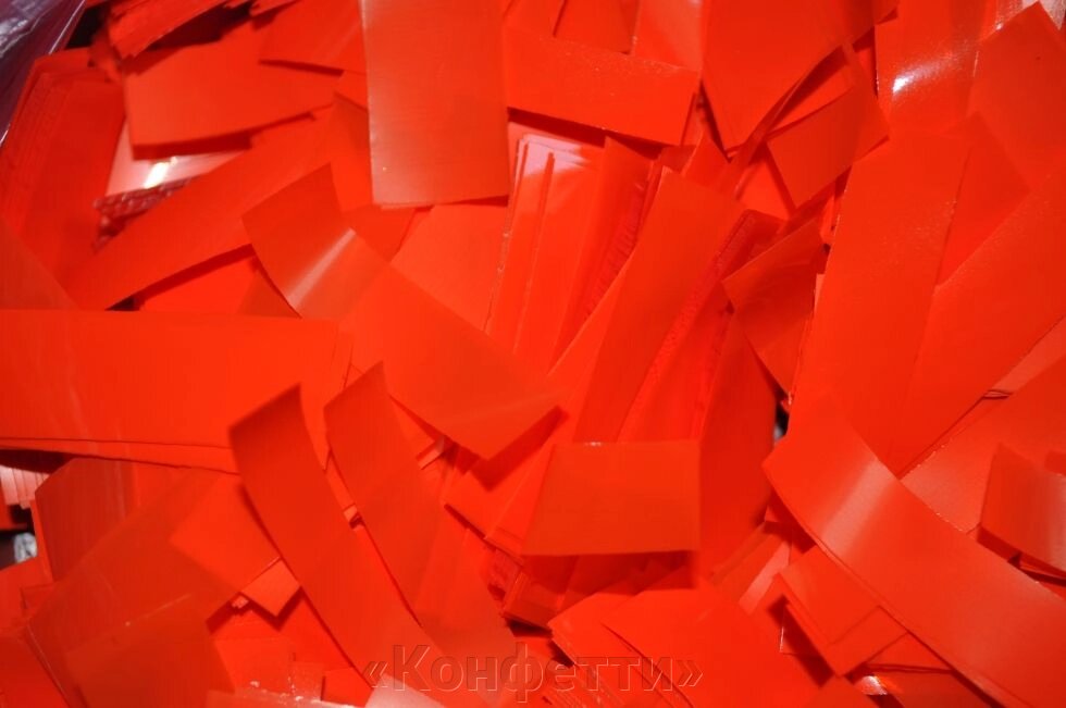 Метафан помаранчевий  матовий з лаковим блиском від компанії «Конфетті» - фото 1