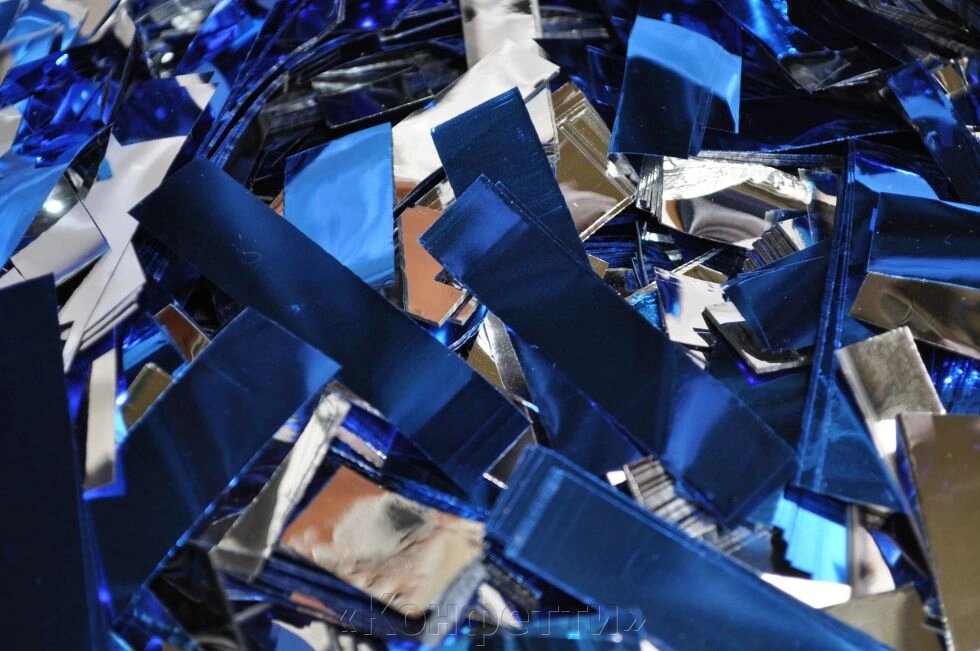 Метафан срібно-синій від компанії «Конфетті» - фото 1