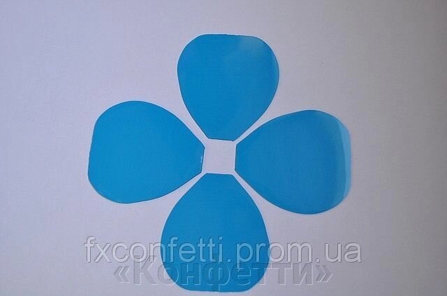 Пелюстки  блакитні від компанії «Конфетті» - фото 1